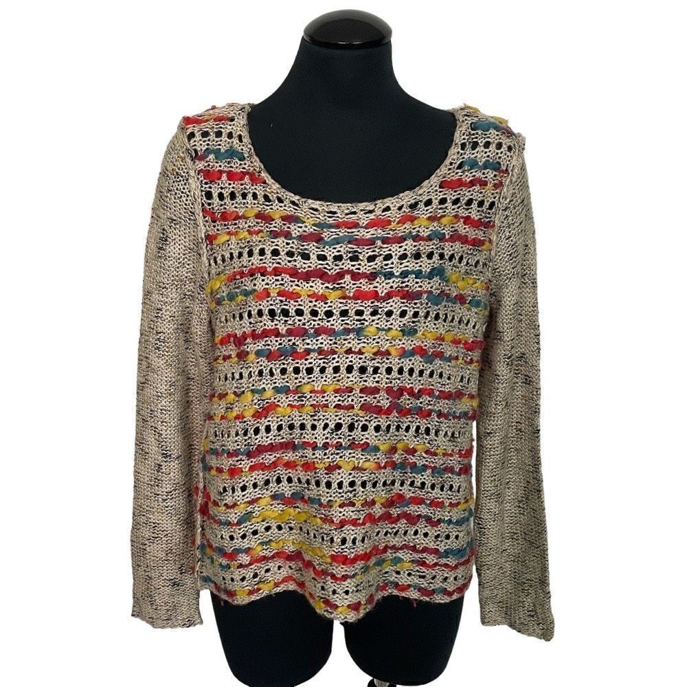 Kensie Pieces Knit Bohemian Sweater - Women’s XL
